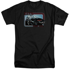 Knight Rider Kitt Men's 18/1 Tall Cotton Short-Sleeve T-Shirt