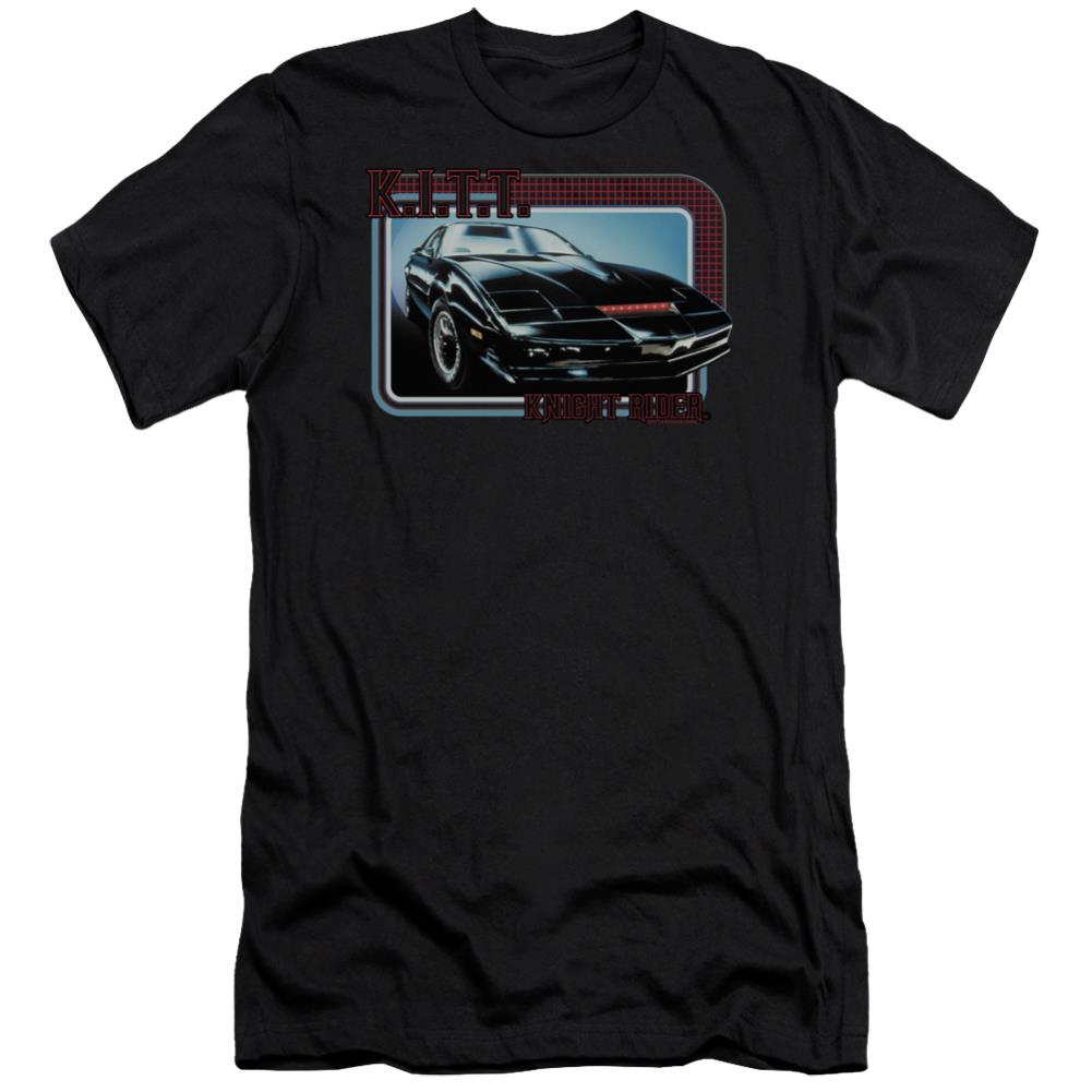 Knight Rider Kitt Men's Ultra-Soft 30/1 Cotton Slim Short-Sleeve T-Shirt