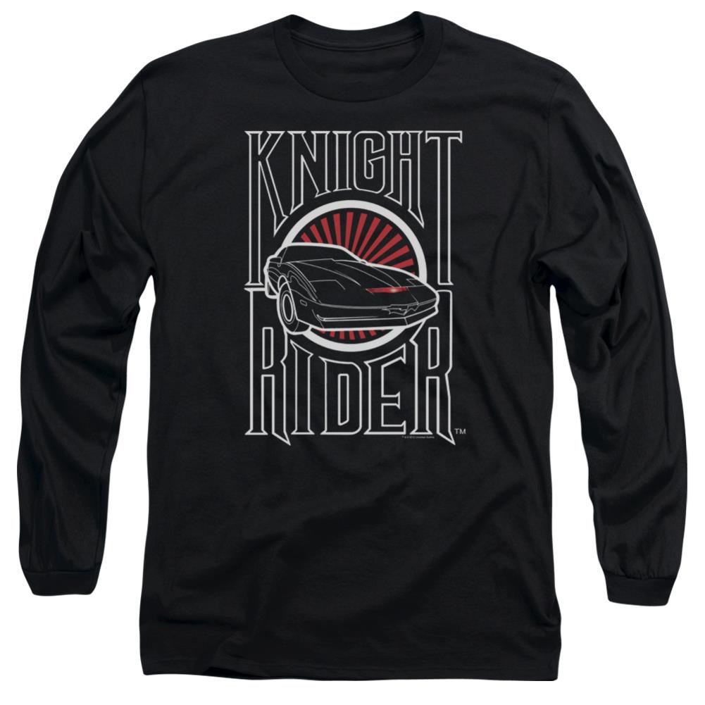 Knight Rider Logo Men's 18/1 Cotton Long-Sleeve T-Shirt