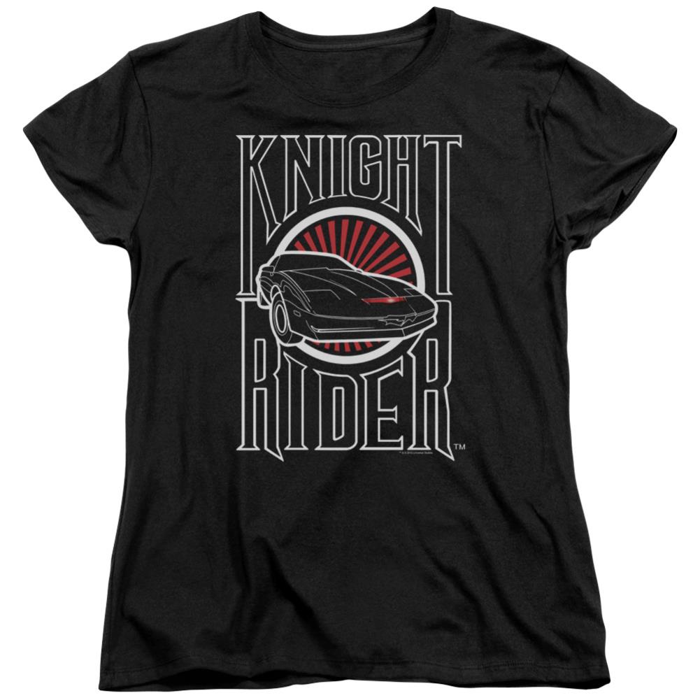 Knight Rider Logo Women's 18/1 Cotton Short-Sleeve T-Shirt