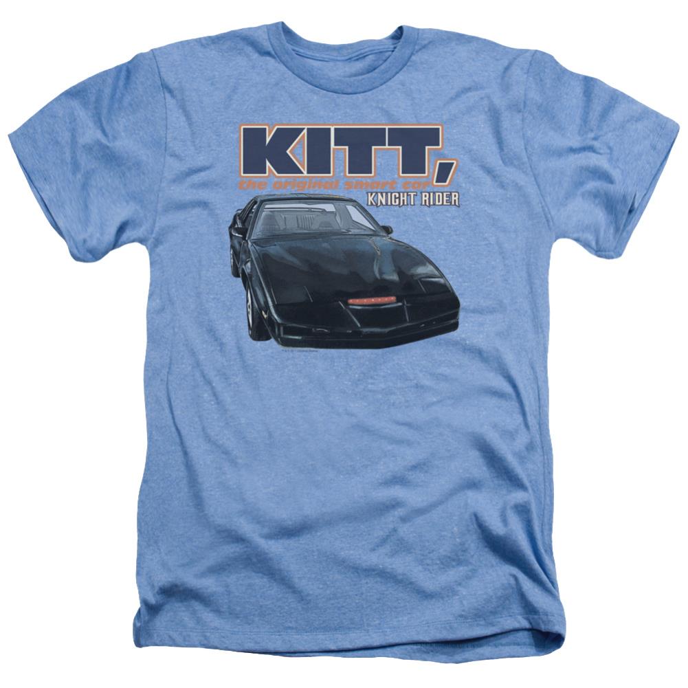 Knight Rider Original Smart Car Men's 30/1 Heather 60 40 Poly Short-Sleeve T-Shirt