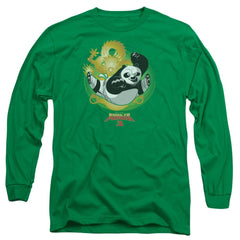 Kung Fu Panda Drago Po Men's 18/1 Cotton Long-Sleeve T-Shirt