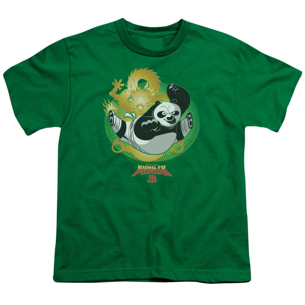 Kung Fu Panda Drago Po Youth 18/1 100% Cotton Short-Sleeve T-Shirt