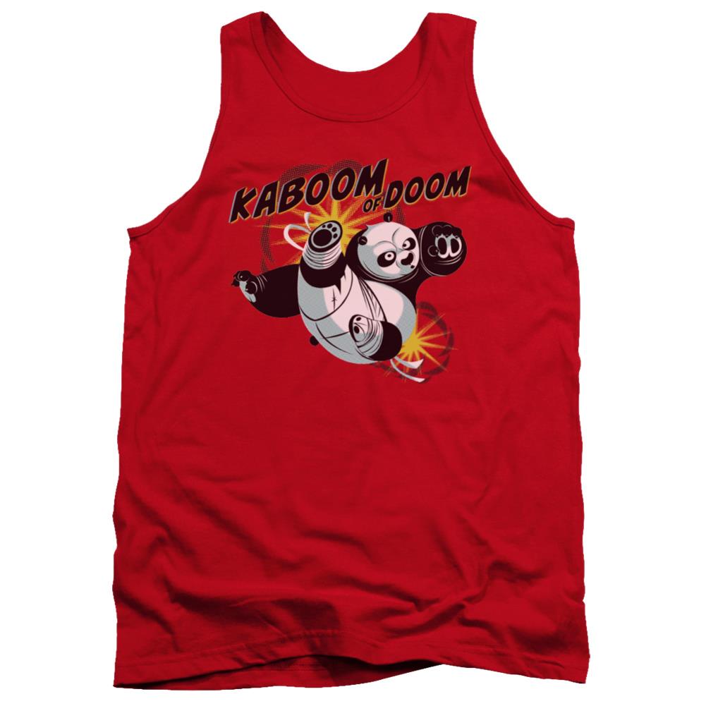 Kung Fu Panda Kaboom Of Doom Men's 18/1 Cotton Tank Top