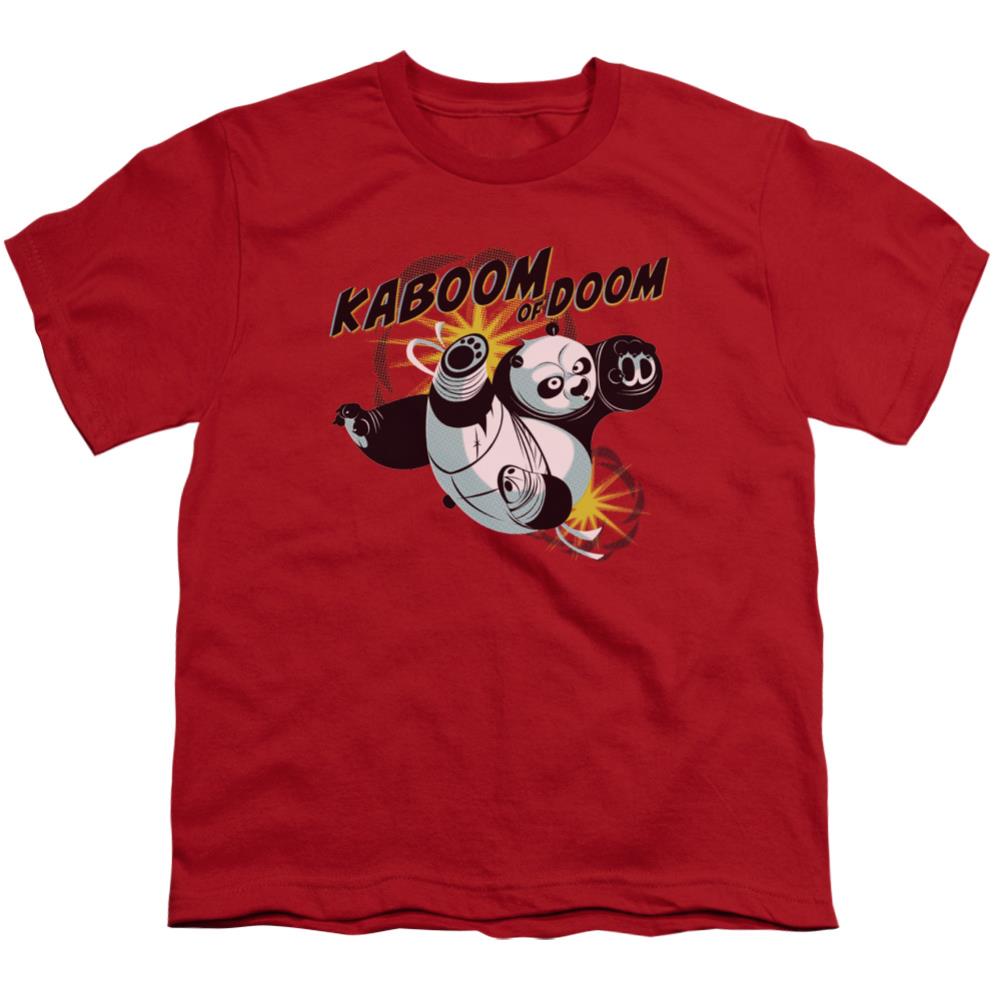 Kung Fu Panda Kaboom Of Doom Youth 18/1 100% Cotton Short-Sleeve T-Shirt