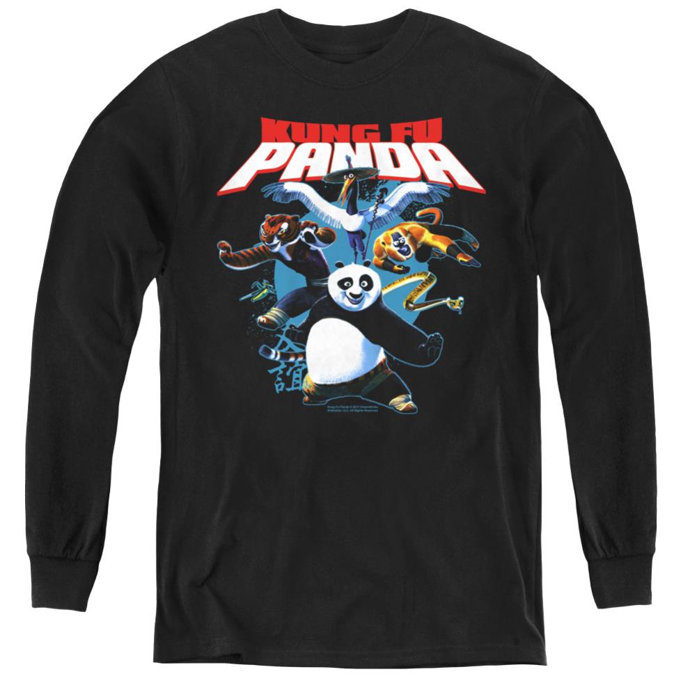 Kung Fu Panda Kung Fu Group Youth Long-Sleeve T-Shirt