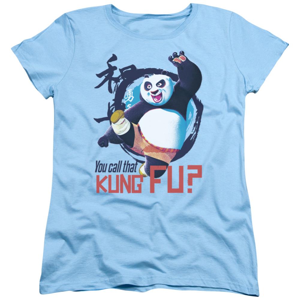 Kung Fu Panda Kung Fu Women's 18/1 Cotton Short-Sleeve T-Shirt