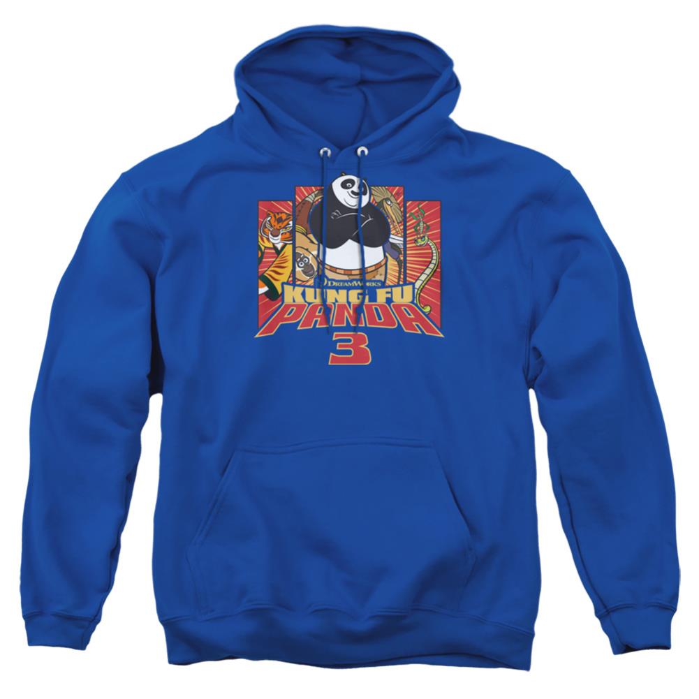Kung Fu Panda Kung Furry Men's Pull-Over 75 25 Poly Hoodie