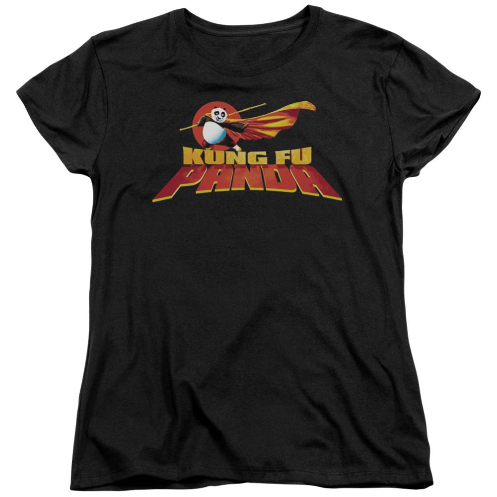 Kung Fu Panda Logo Women's 18/1 Cotton Short-Sleeve T-Shirt