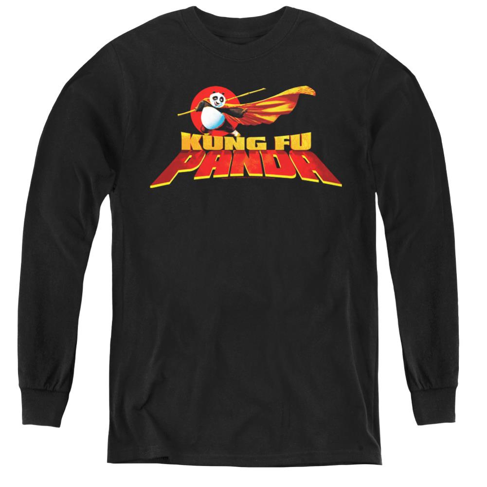 Kung Fu Panda Logo Youth Long-Sleeve T-Shirt