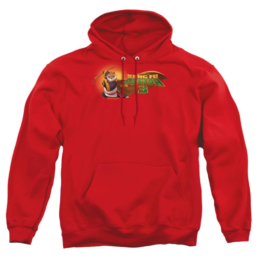 Kung Fu Panda Po Logo Men's Pull-Over 75 25 Poly Hoodie