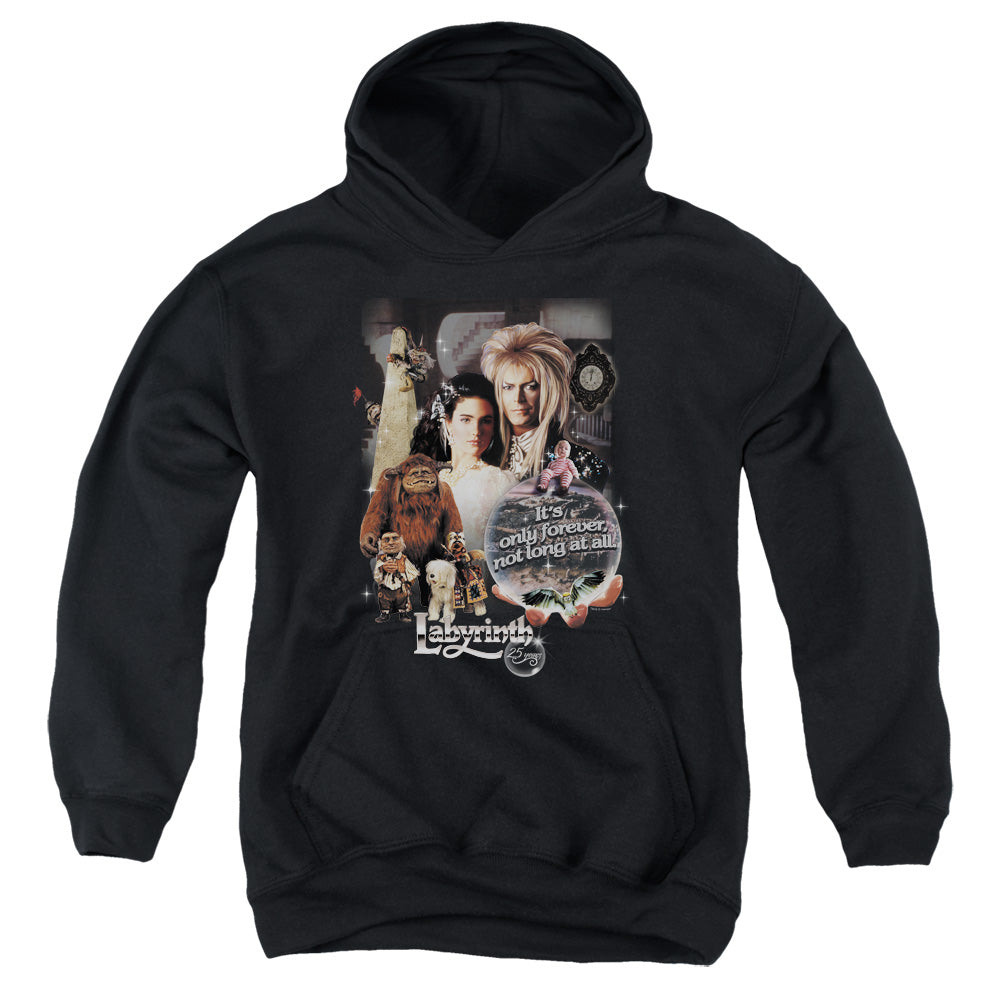 Labyrinth 25 Years Of Magic Youth Cotton Poly Pull-Over Hoodie