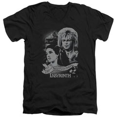 Labyrinth Anniversary Men's 30/1 Cotton Slim V-Neck T-Shirt
