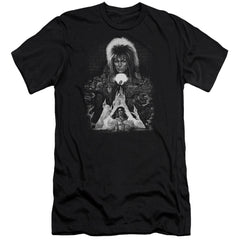 Labyrinth Castle Men's Ultra-Soft 30/1 Cotton Slim Short-Sleeve T-Shirt