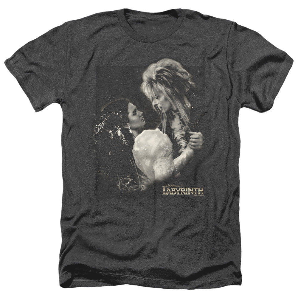 Labyrinth Dream Dance Men's 30/1 Heather 60 40 Poly Short-Sleeve T-Shirt