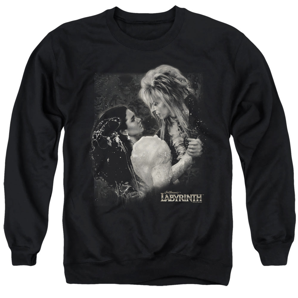 Labyrinth Dream Dance Men's Crewneck 50 50 Poly Long-Sleeve T-Shirt