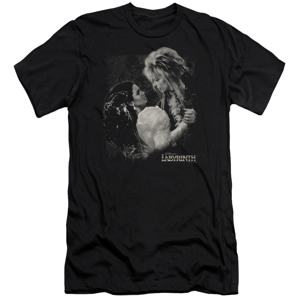 Labyrinth Dream Dance Men's Ultra-Soft 30/1 Cotton Slim Short-Sleeve T-Shirt