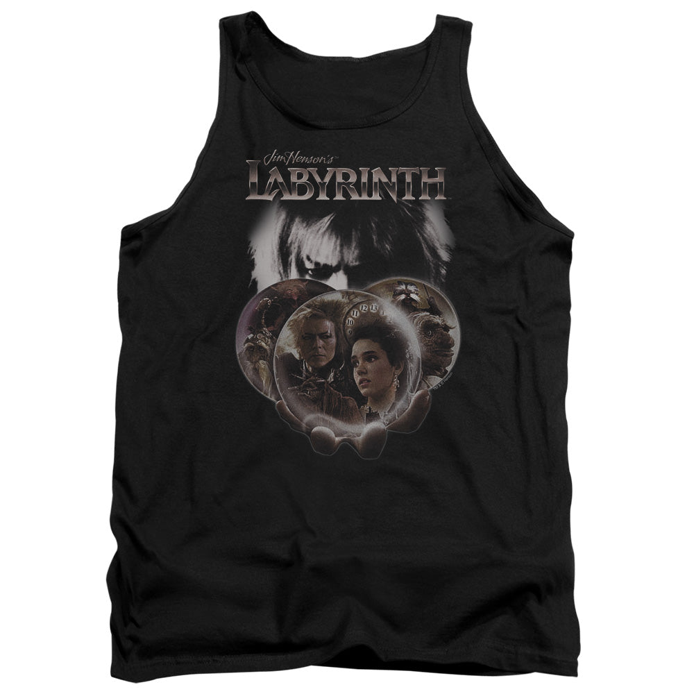 Labyrinth Globes Men's 18/1 Cotton Tank Top