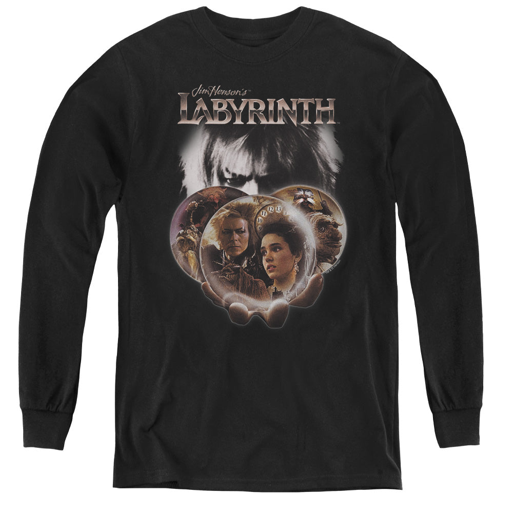 Labyrinth Globes Youth Long-Sleeve T-Shirt