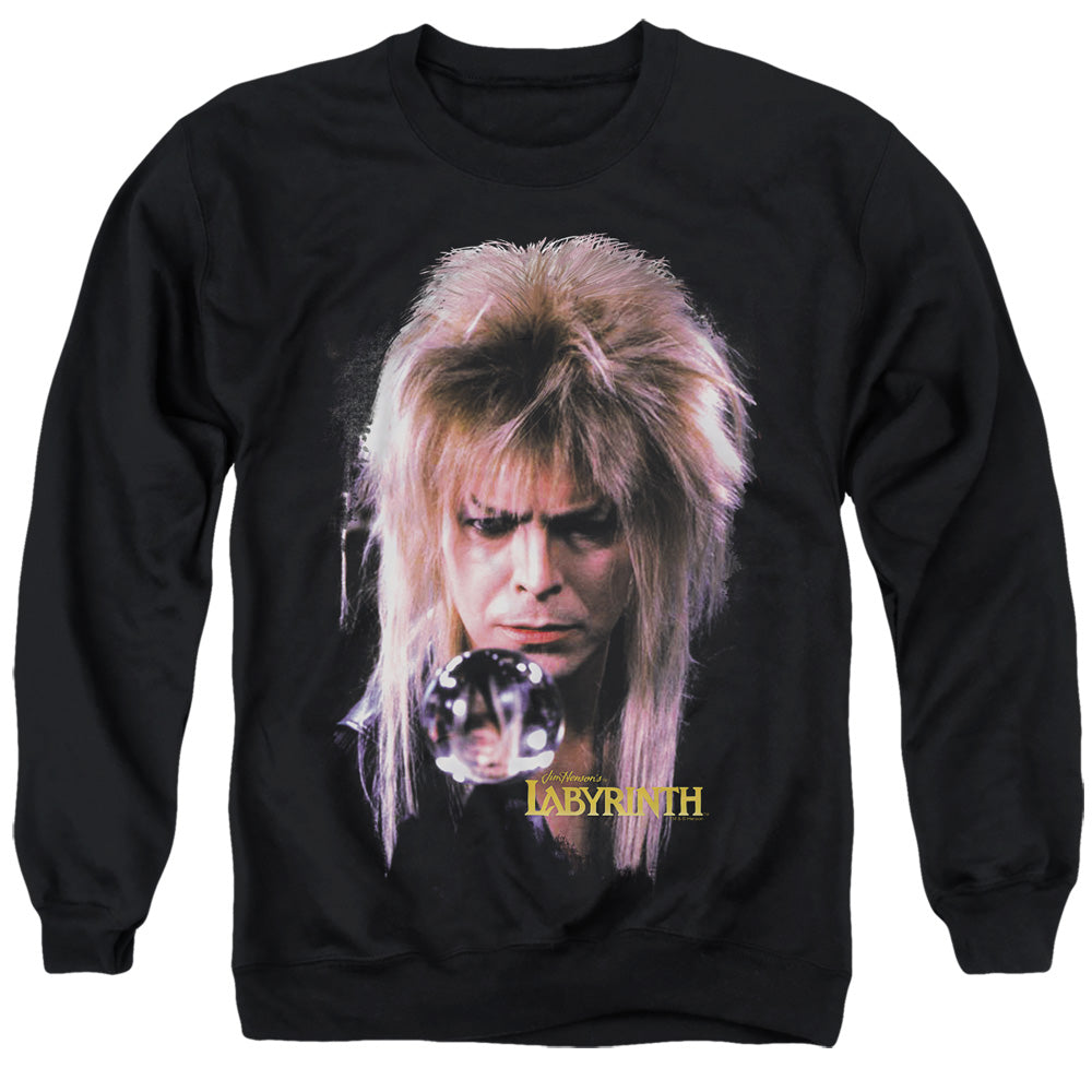 Labyrinth Goblin King Men's Crewneck 50 50 Poly Long-Sleeve T-Shirt