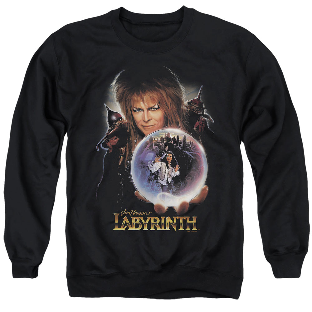 Labyrinth I Have A Gift Men's Crewneck 50 50 Poly Long-Sleeve T-Shirt