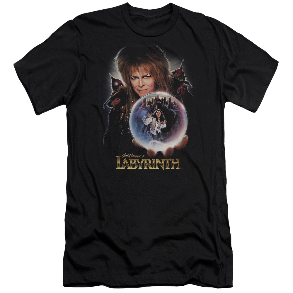 Labyrinth I Have A Gift Men's Ultra-Soft 30/1 Cotton Slim Short-Sleeve T-Shirt