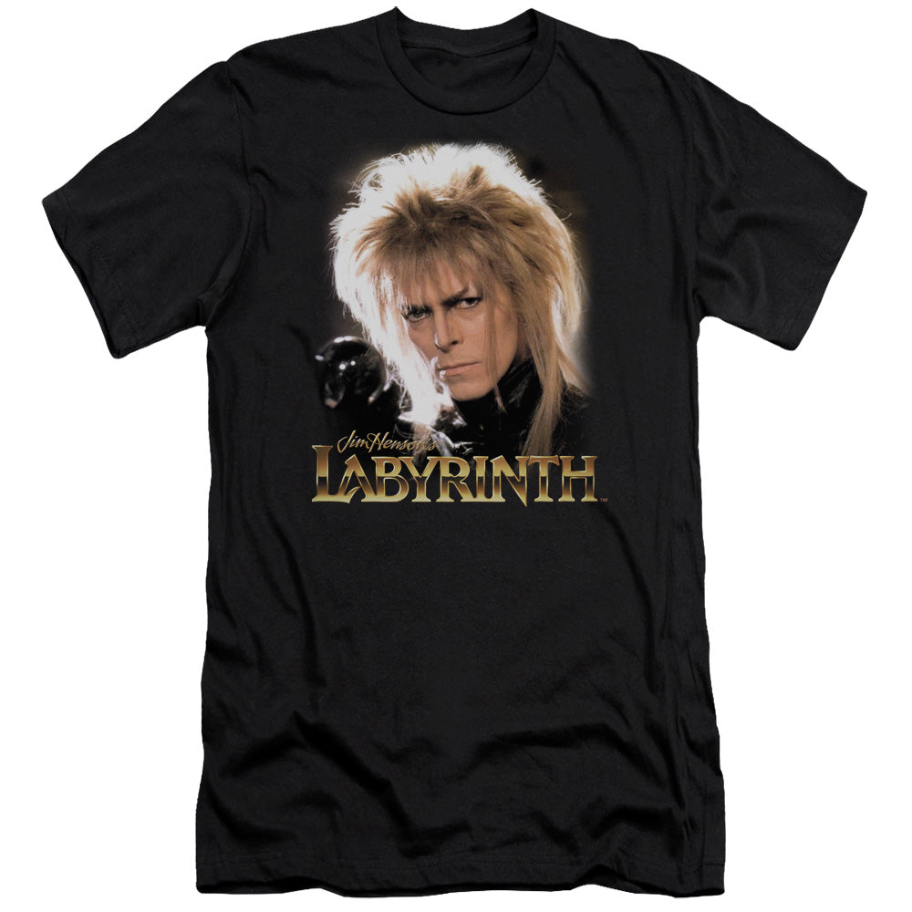 Labyrinth Jareth Men's Ultra-Soft 30/1 Cotton Slim Short-Sleeve T-Shirt