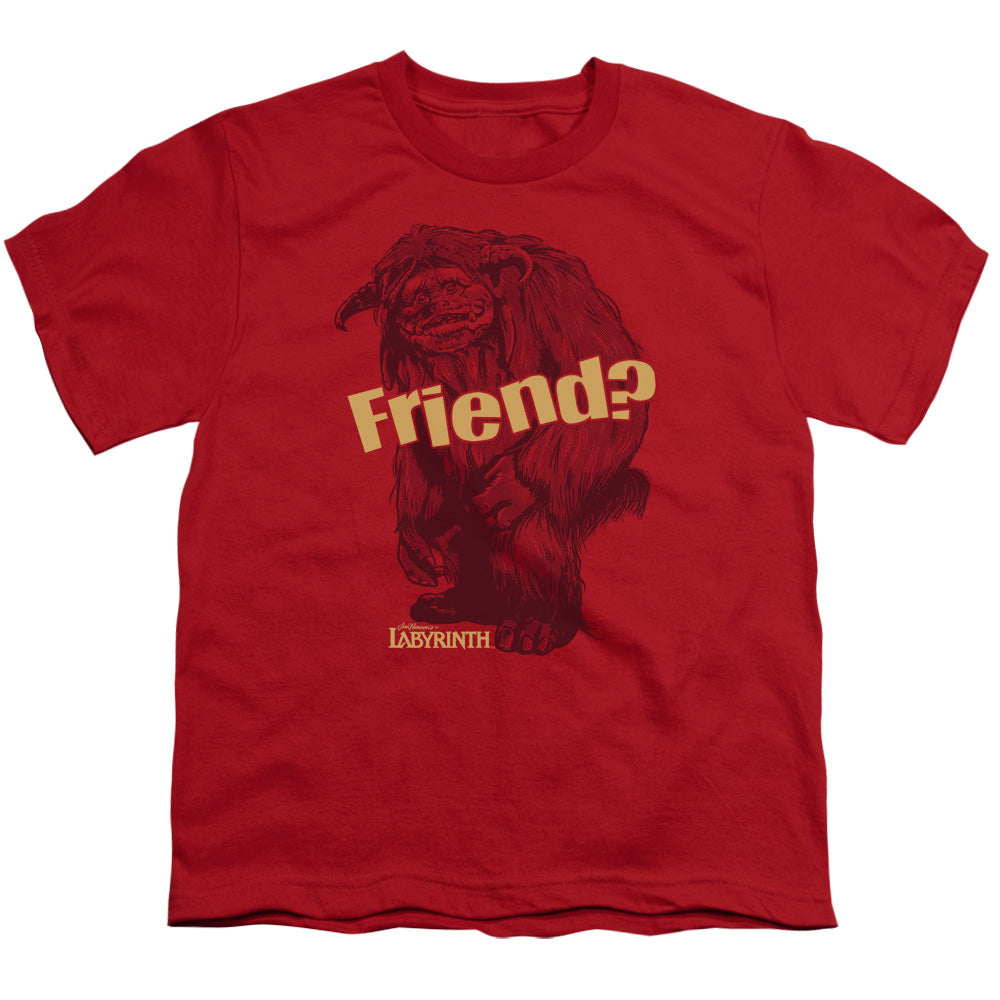 Labyrinth Ludo Friend Youth 18/1 100% Cotton Short-Sleeve T-Shirt