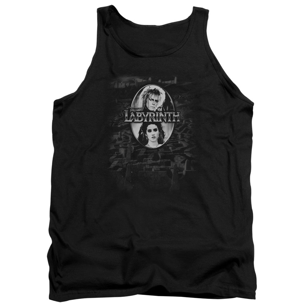 Labyrinth Maze Men's 18/1 Cotton Tank Top