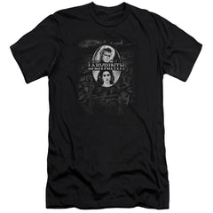 Labyrinth Maze Men's Ultra-Soft 30/1 Cotton Slim Short-Sleeve T-Shirt