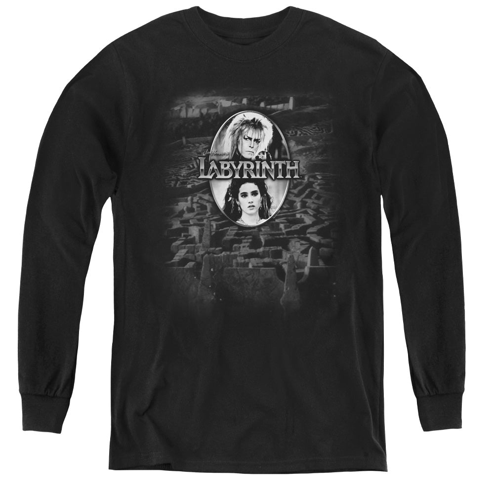 Labyrinth Maze Youth Long-Sleeve T-Shirt