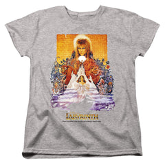 Labyrinth Movie Poster Women's 18/1 Cotton Short-Sleeve T-Shirt