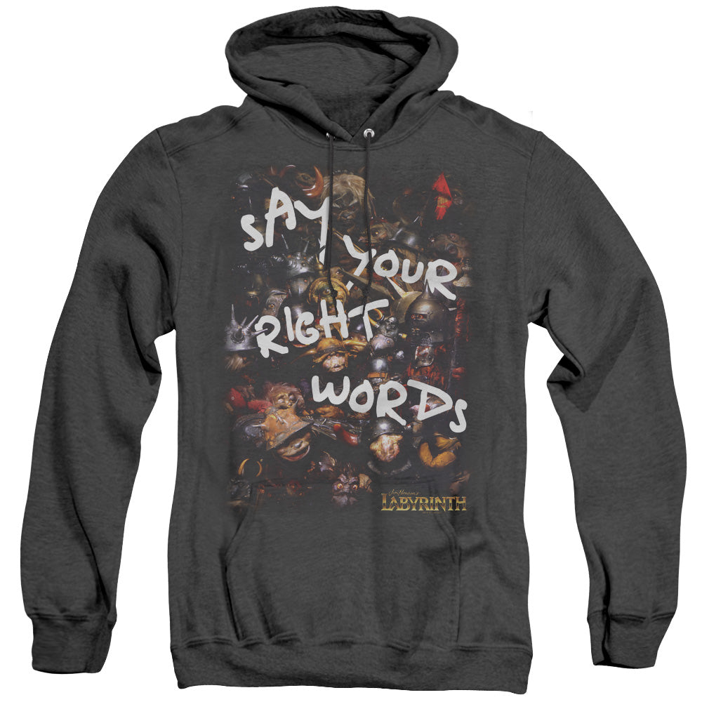 Labyrinth Right Words Men's Pull-Over Hoodie