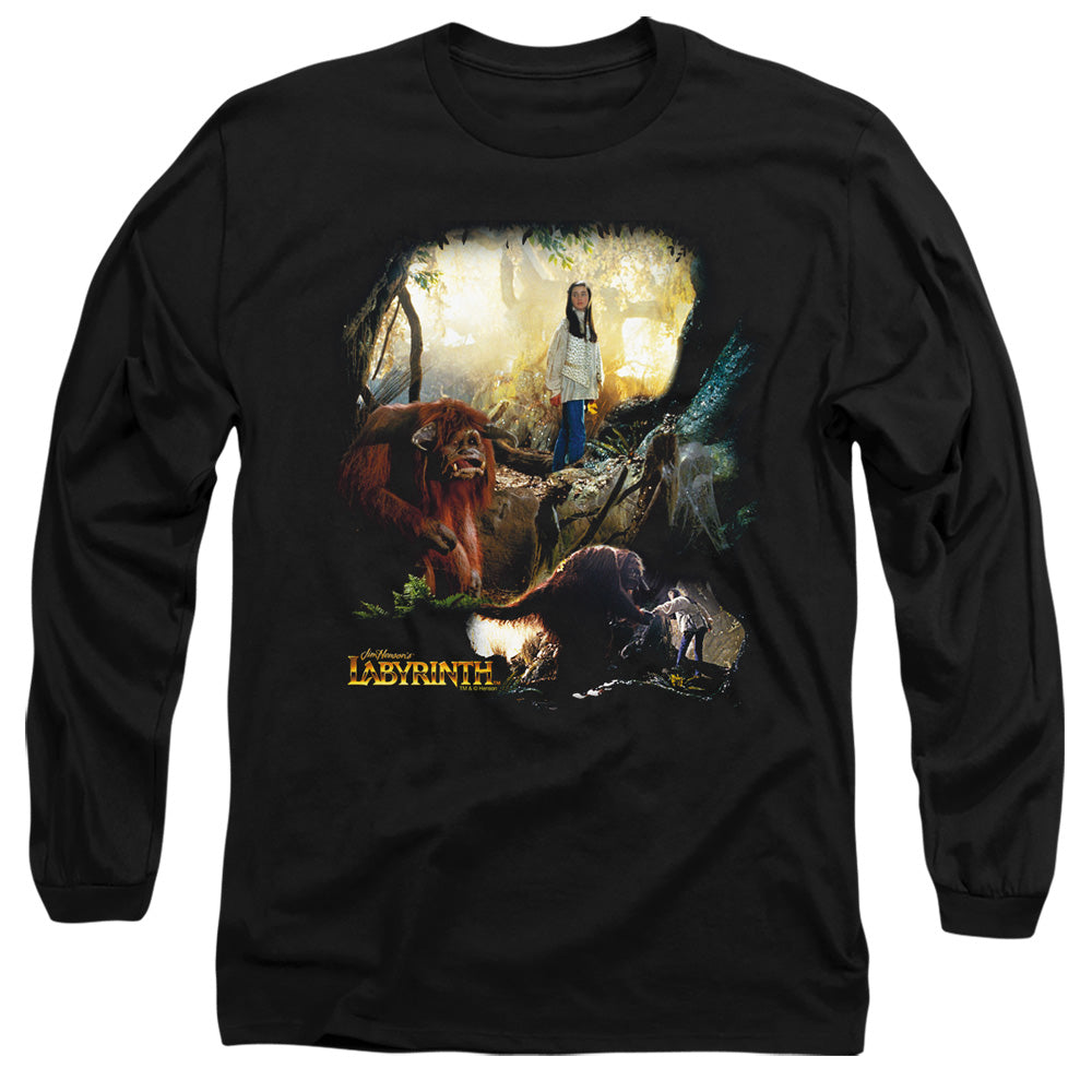 Labyrinth Sarah & Ludo Men's 18/1 Cotton Long-Sleeve T-Shirt