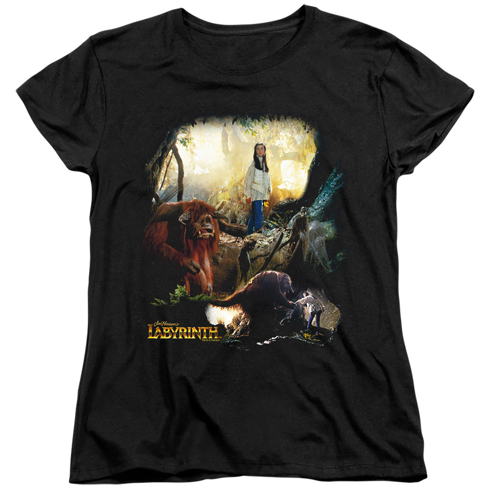 Labyrinth Sarah & Ludo Women's 18/1 Cotton Short-Sleeve T-Shirt