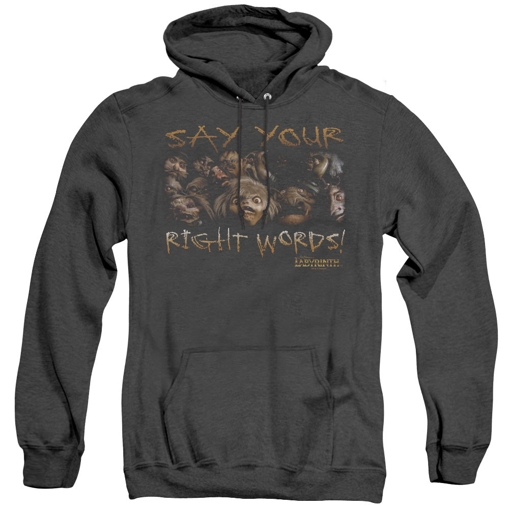 Labyrinth Say Your Right Words Men's Pull-Over Hoodie