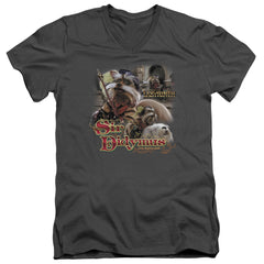 Labyrinth Sir Didymus Men's 30/1 Cotton Slim V-Neck T-Shirt