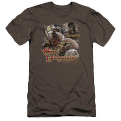 Labyrinth Sir Didymus Men's Ultra-Soft 30/1 Cotton Slim Short-Sleeve T-Shirt