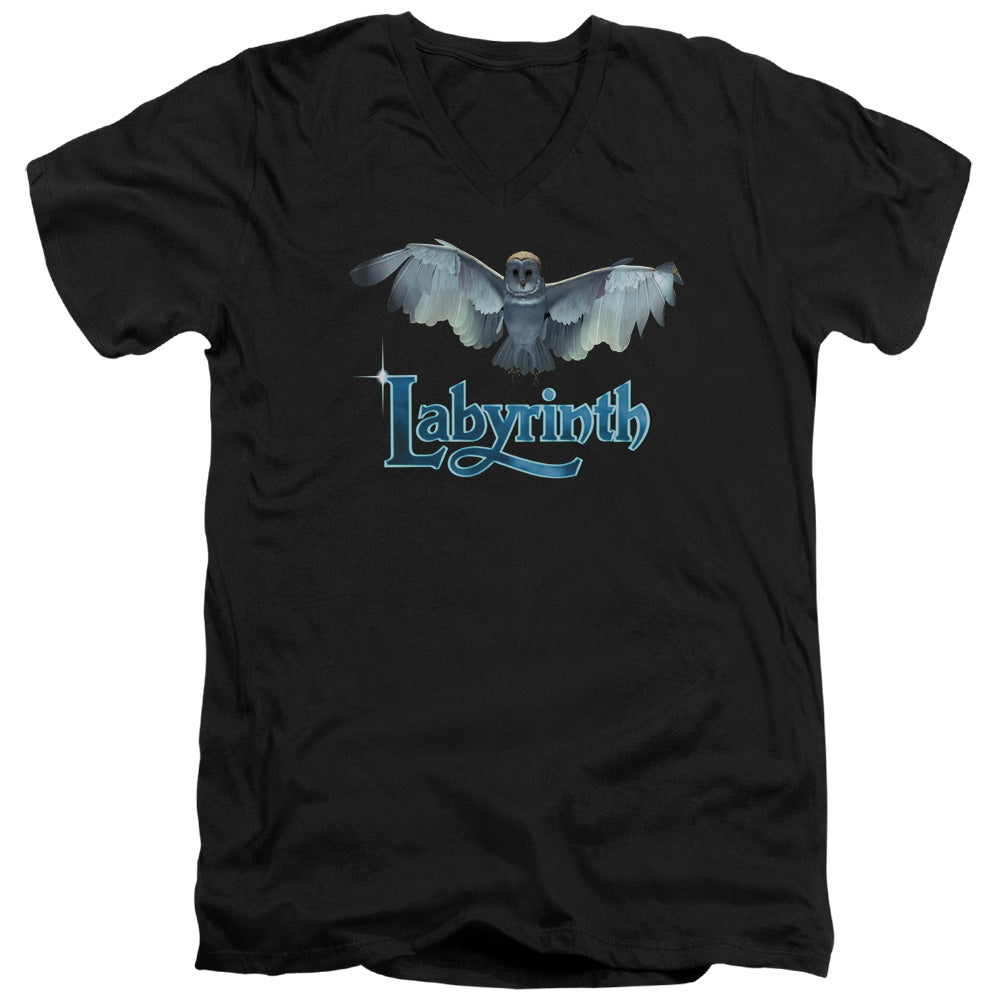 Labyrinth Title Sequence Men's 30/1 Cotton Slim V-Neck T-Shirt