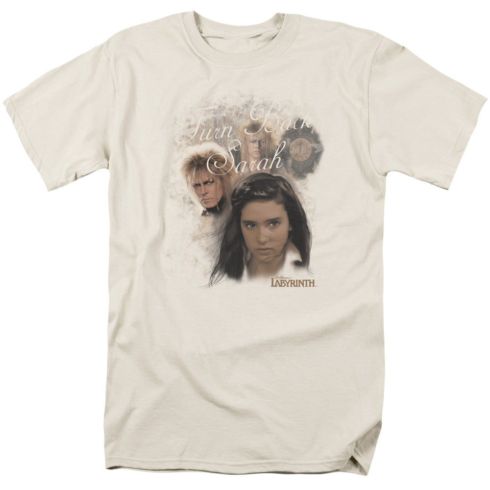 Labyrinth Turn Back Sarah Men's 18/1 Cotton Short-Sleeve T-Shirt