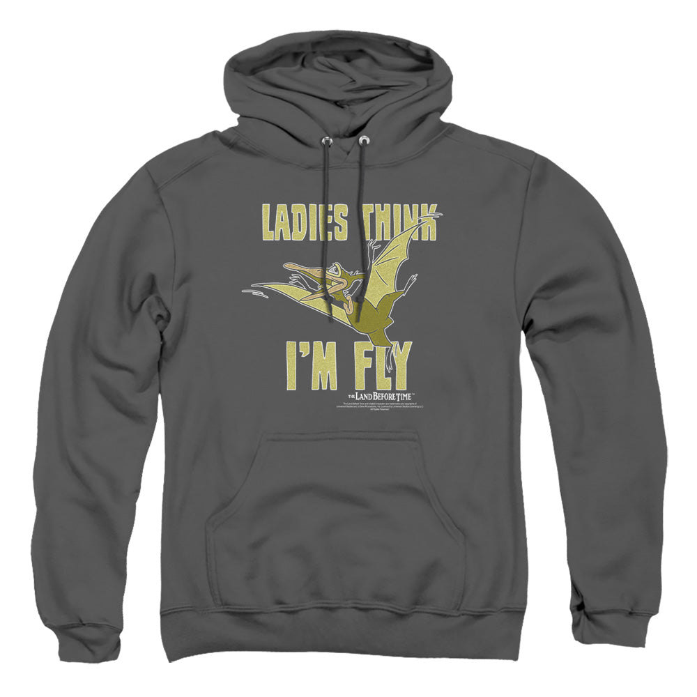 Land Before Time I'm Fly Men's Pull-Over 75 25 Poly Hoodie