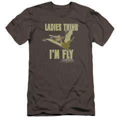Land Before Time I'm Fly Men's Ultra-Soft 30/1 Cotton Slim Short-Sleeve T-Shirt