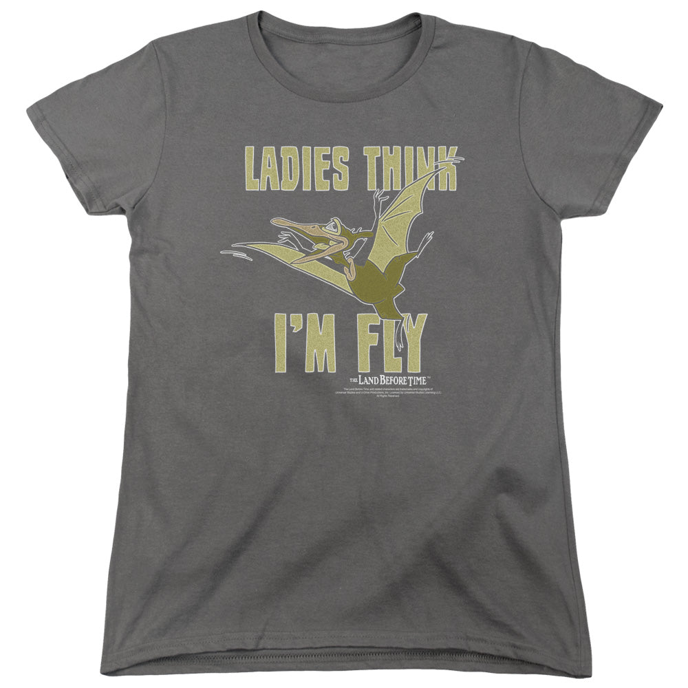Land Before Time I'm Fly Women's 18/1 Cotton Short-Sleeve T-Shirt