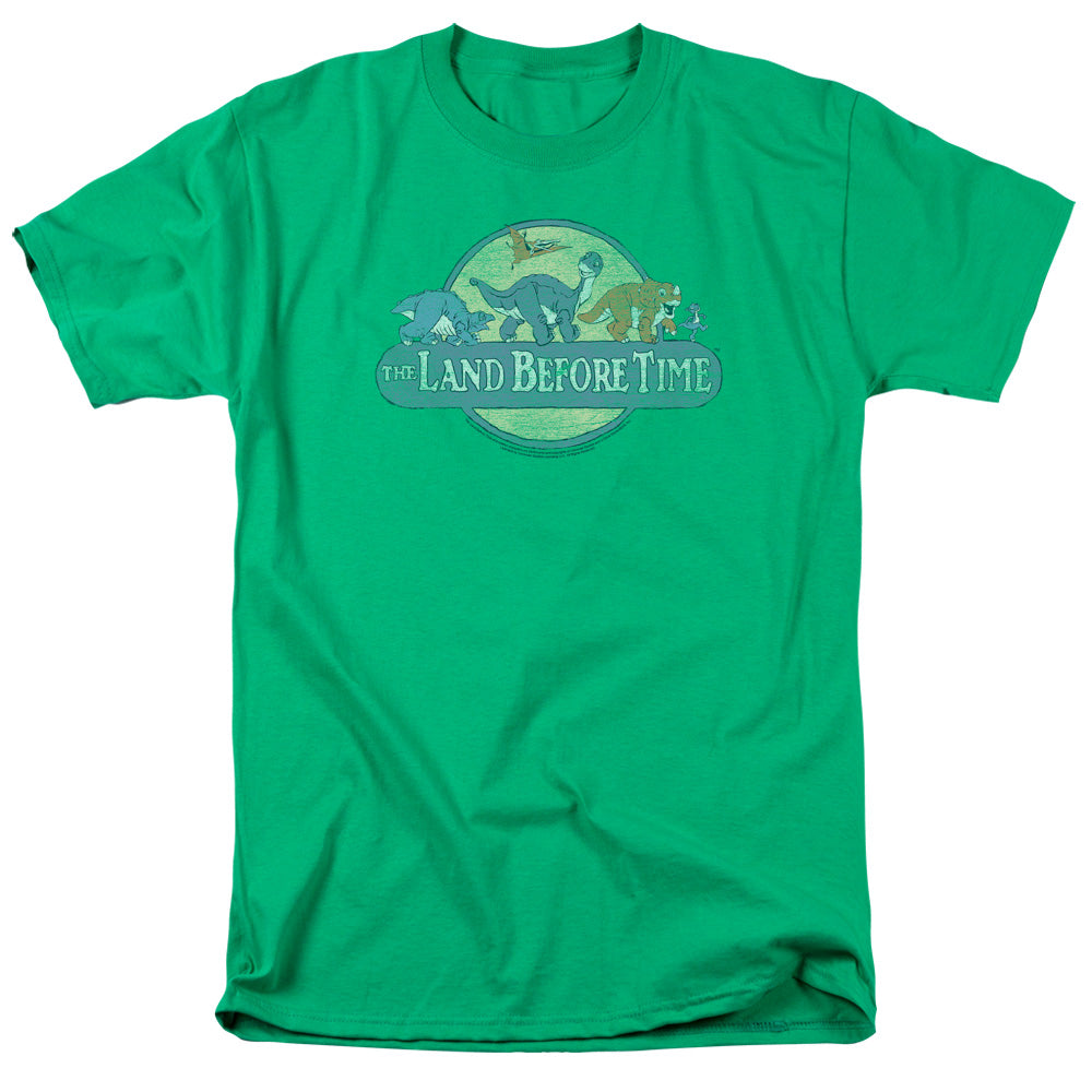 Land Before Time Retro Logo Men's 18/1 Cotton Short-Sleeve T-Shirt