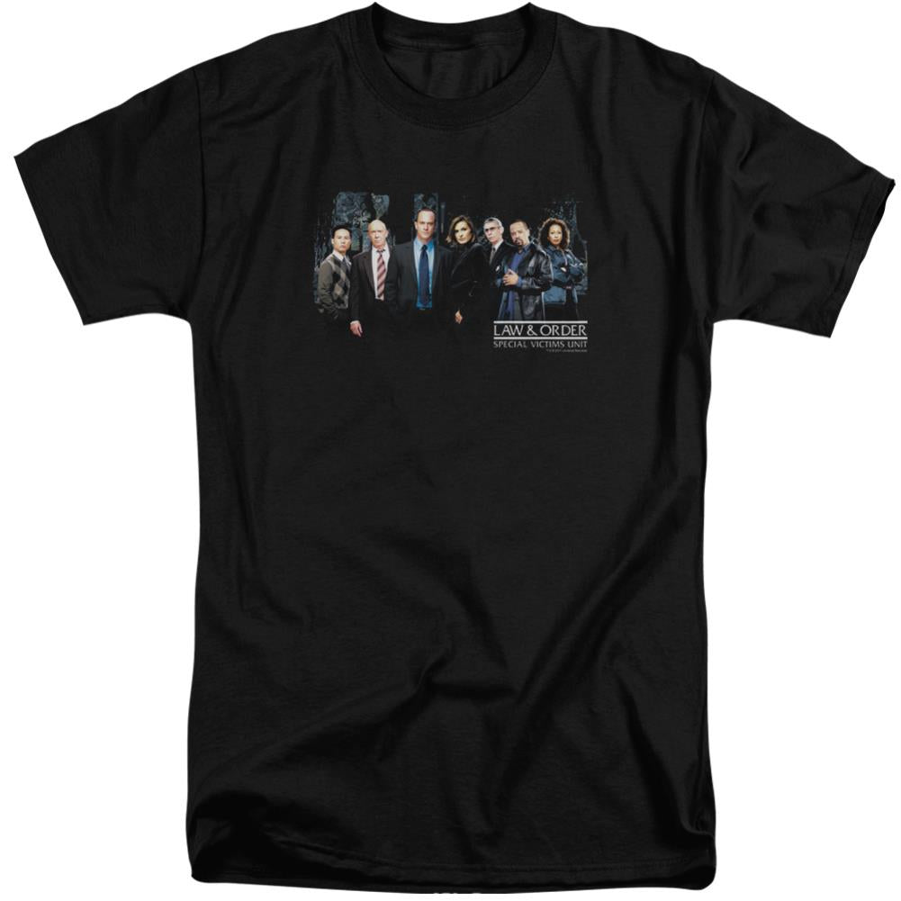 Law And Order SVU Cast Men's 18/1 Tall Cotton Short-Sleeve T-Shirt