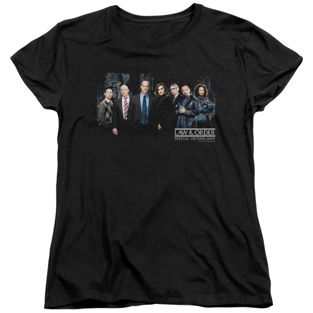 Law And Order SVU Cast Women's 18/1 Cotton Short-Sleeve T-Shirt