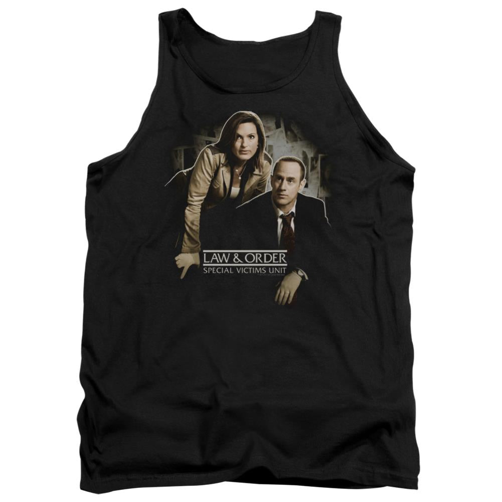 Law And Order SVU Helping Victims Men's 18/1 Cotton Tank Top