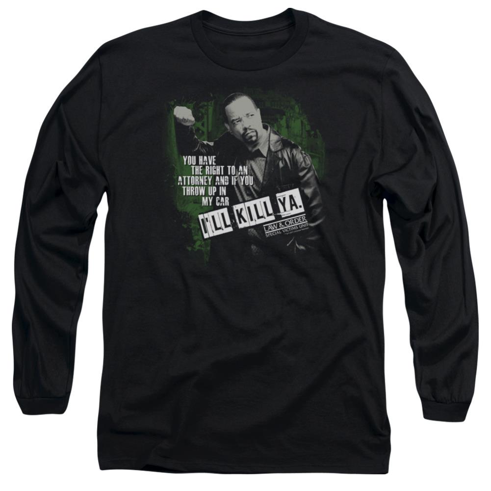 Law And Order SVU I'll Kill Ya Men's 18/1 Cotton Long-Sleeve T-Shirt