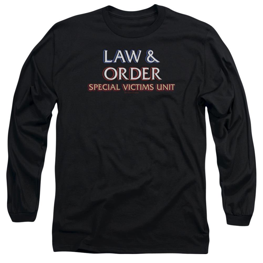 Law And Order SVU Logo Men's 18/1 Cotton Long-Sleeve T-Shirt