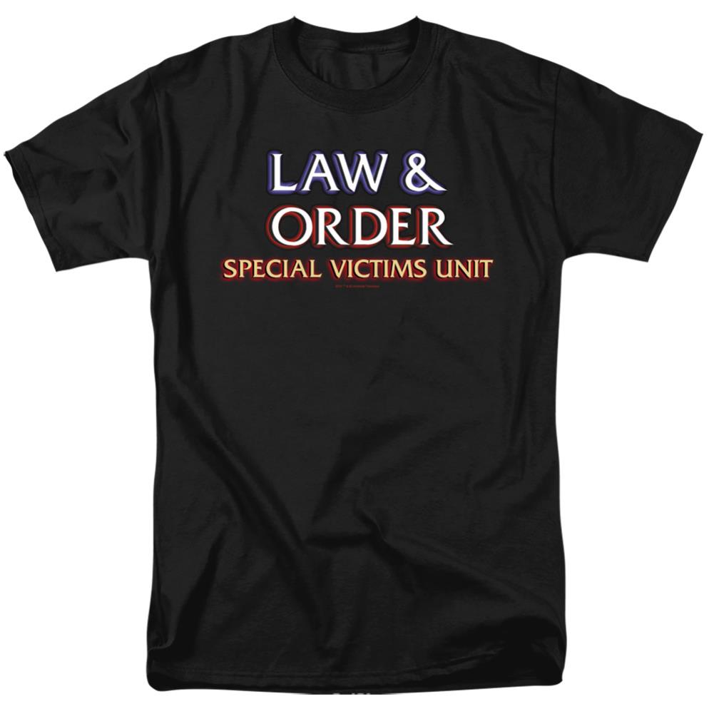 Law And Order SVU Logo Men's 18/1 Cotton Short-Sleeve T-Shirt